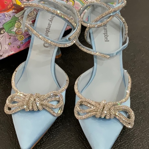 Jeffrey Campbell Apresdouze Heel in Baby Blue, Size: 9 - Picture 6 of 12